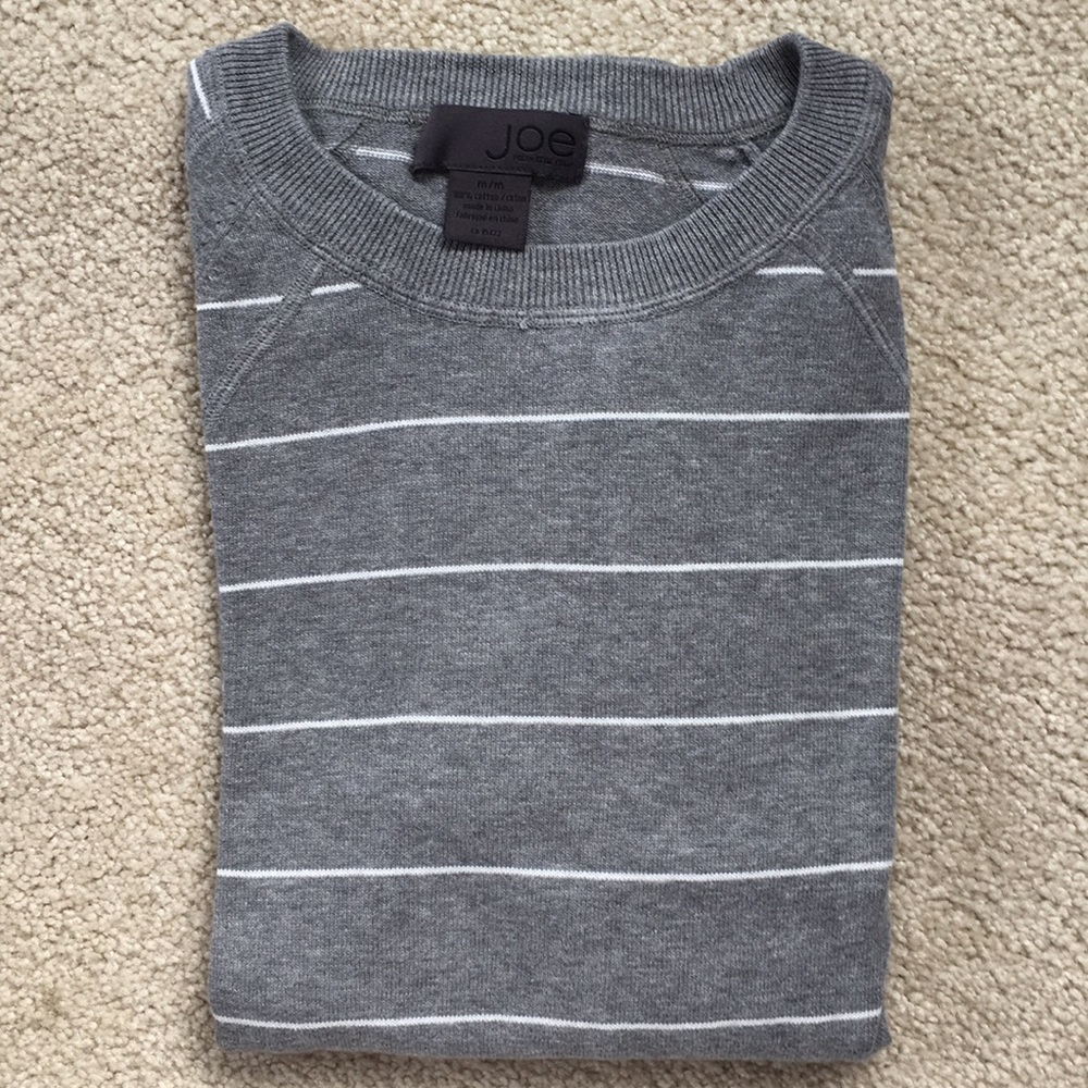 Men’s Joe Fresh Gray Striped Sweater